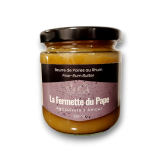 Beurre de Poires au Rhum 250ml