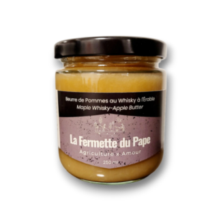 Beurre de Pommes au Whisky à l'Érable 250ml